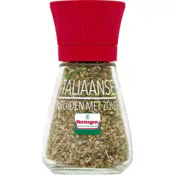 Jumbo Verstegen Italiaanse Kruiden met Zout in Molen 25 g aanbieding