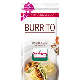 Jumbo Verstegen Kruidenmix Burrito voor 2 personen 20 g aanbieding