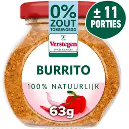 Jumbo Verstegen World Spice Meal Burrito 63 g aanbieding