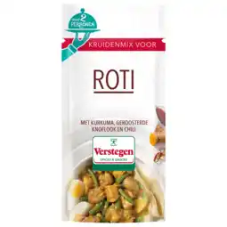 Jumbo Verstegen Kruidenmix Roti voor 2 personen 18 g aanbieding