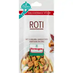 Jumbo Verstegen Kruidenmix Roti voor 2 personen 18 g aanbieding
