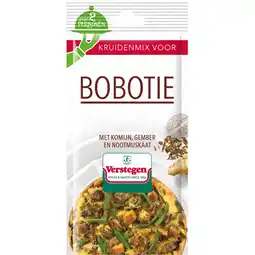 Jumbo Verstegen Kruidenmix Bobotie voor 2 personen 18 g aanbieding
