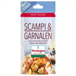Jumbo Verstegen Mix voor Scampi & Garnalen 12 g aanbieding