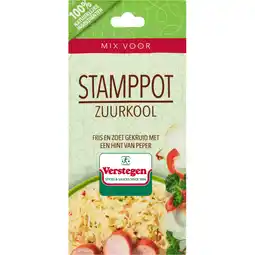 Jumbo Verstegen Mix voor Stamppot Zuurkool 10 g aanbieding