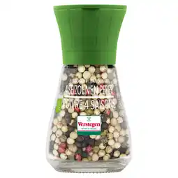 Jumbo Verstegen Biologische 4 Seizoenen Peper met Molen 32 g aanbieding