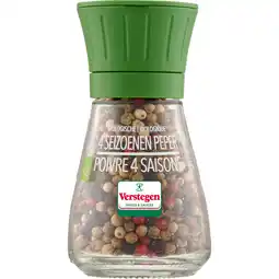 Jumbo Verstegen Biologische 4 Seizoenen Peper met Molen 32 g aanbieding