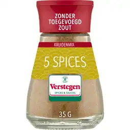 Jumbo Verstegen World Spice Blend 5 Spices 35 g aanbieding