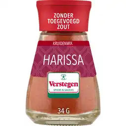 Jumbo Verstegen World Spice Blend Harissa 34g aanbieding