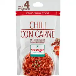 Jumbo Verstegen Kruidenmix voor Chili con Carne 25 g aanbieding