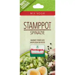 Jumbo Verstegen Mix voor Stamppot Spinazie 14 g aanbieding
