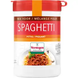 Jumbo Verstegen Mix voor spaghetti pittig 65 g pot aanbieding