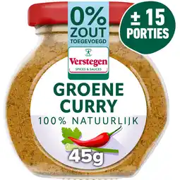 Jumbo Verstegen Kruiden Mix Groene Curry 45 g aanbieding