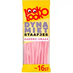 Jumbo Look-O-Look Dynamietstaafjes Aardbei 16 stuks aanbieding