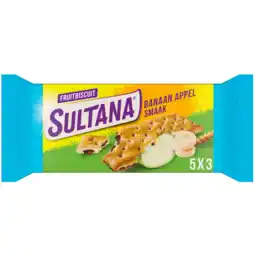 Jumbo Sultana FruitBiscuits Banaan Appel 5 x 3 Stuks aanbieding