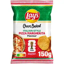 Jumbo Lay's Oven Baked Pizza Margherita Chips 150 g aanbieding