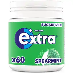Jumbo Extra Spearmint Suikervrije kauwgum 60st aanbieding