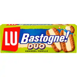 Jumbo LU Bastogne Duo Koek Amandel & Vanille 260 g aanbieding
