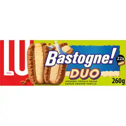 Jumbo LU Bastogne Duo Koek Amandel & Vanille 260 g aanbieding