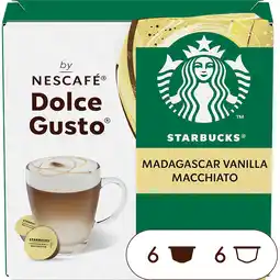Jumbo Starbucks by Nescafé Dolce Gusto Madagascar Vanilla Macchiato - 12 koffiecups aanbieding