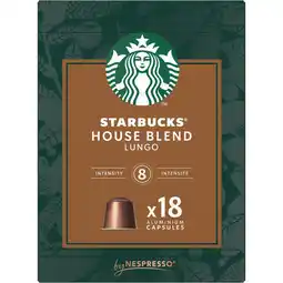 Jumbo Starbucks by Nespresso House Blend Lungo 18 Aluminium Capsules 93,6 g aanbieding