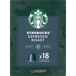 Jumbo Starbucks by Nespresso Espresso Roast 18 Aluminium Capsules 99 g aanbieding