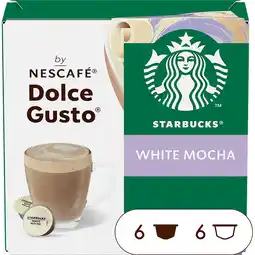 Jumbo Starbucks by NESCAFÉ Dolce Gusto White Mocha - 12 koffiecups aanbieding
