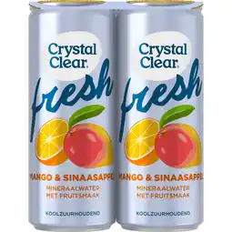 Jumbo Crystal Clear Mango Sinaasappel 4 x 250ML aanbieding