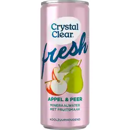 Jumbo Crystal Clear Appel-Peer 4x250ML aanbieding