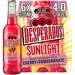 Jumbo Desperados Sunlight Cherry & Pommegranate 6x330ML aanbieding
