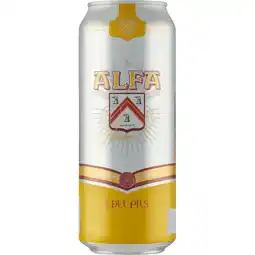 Jumbo Alfa Edel Pils Premium Dutch Lager Blik 50 cl aanbieding