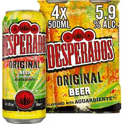 Jumbo Desperados Original 4x500ML aanbieding
