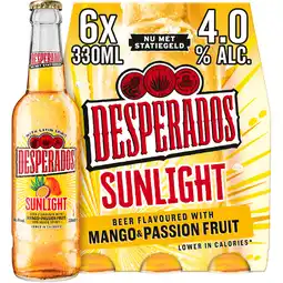 Jumbo Desperados Sunlight Mango & Passionfruit 6x330ML aanbieding