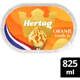 Jumbo Hertog Schepijs Oranje Vanille met Passievrucht en Mangosaus 825ml aanbieding