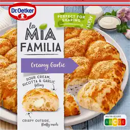 Jumbo Dr. Oetker La Mia Familia Pizza Creamy Garlic 480g aanbieding