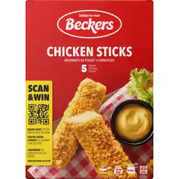 Jumbo Beckers Chicken Sticks 5 stuks 300g aanbieding