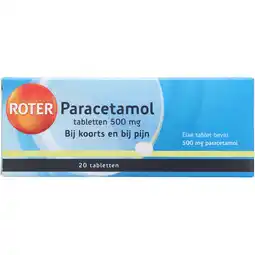 Jumbo Roter Paracetamol tabletten 500 mg, 20 stuks aanbieding