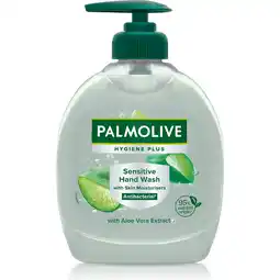 Jumbo Palmolive Hygiene Plus Sensitive Antibacteriële Vloeibare Handzeep 300ML aanbieding