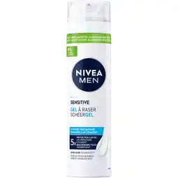 Jumbo Nivea Men Sensitive Scheergel 200 ML aanbieding