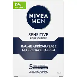 Jumbo Nivea Men Sensitive Aftershave Balsem 100ml aanbieding