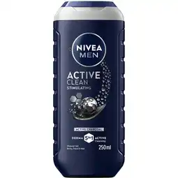 Jumbo Nivean Men Active Clean Showergel 250 ML aanbieding