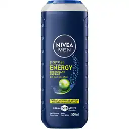 Jumbo Nivea MenFresh Energy 5 In 1 Douchegel 500 ML aanbieding