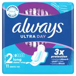 Jumbo Always Ultra Dag Maandverbanden Long (Maat 2) aanbieding
