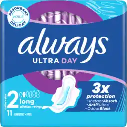 Jumbo Always Ultra Dag Maandverbanden Long (Maat 2) aanbieding