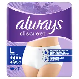 Jumbo Always Discreet Broekjes Voor Urineverlies x11 aanbieding