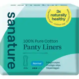 Jumbo Sanature 100% Katoenen Inlegkruisjes Normal 24 Stuks aanbieding