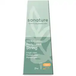 Jumbo Sanature 100% Katoenen Inlegkruisjes String 24 Stuks aanbieding