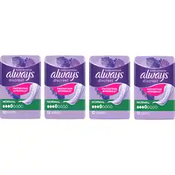 Jumbo Always Discreet Verband Voor Urineverlies 4 x 12 stuks aanbieding