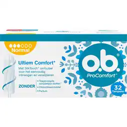 Jumbo O.B. Pro Comfort Tampons Normal 32 Stuks aanbieding