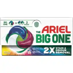 Jumbo Ariel All-in-1 Pods Wasmiddel Big One Kleur 12 Wasbeurten aanbieding