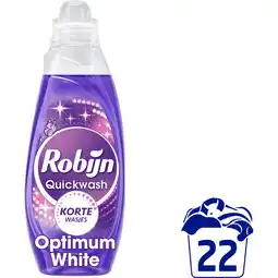 Jumbo Robijn Quickwash Optimum White 22 Wasbeurten aanbieding